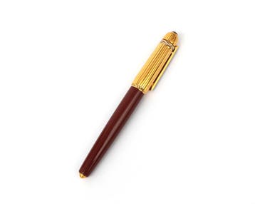 Een Pasha de Cartier vulpen, Gebruikt