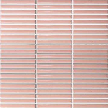 Mozaiek Tegel Sevilla 28,2x30,8 cm Mini Finger Glossy Pink, Ophalen of Verzenden, Nieuw