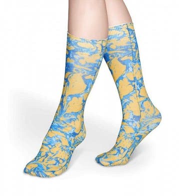 Happy Socks - Happy Socks Specials Marble Yellow (One-Size), Ophalen of Verzenden, Nieuw
