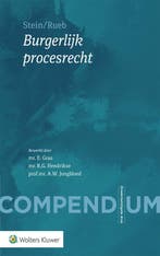 9789013172553 Compendium van het burgerlijk procesrecht, Verzenden, Nieuw, Stein/Rueb