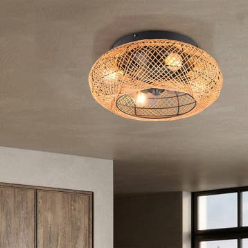 LED Plafondlamp met Ventilator - Plafondventilator - Trion, Huis en Inrichting, Ophalen of Verzenden, Nieuw, Overige fittingen