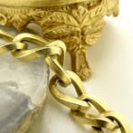 18 Krt. Gouden gourmet schakelarmband, Sieraden, Tassen en Uiterlijk, Armbanden, Ophalen of Verzenden, Gebruikt, Overige kleuren