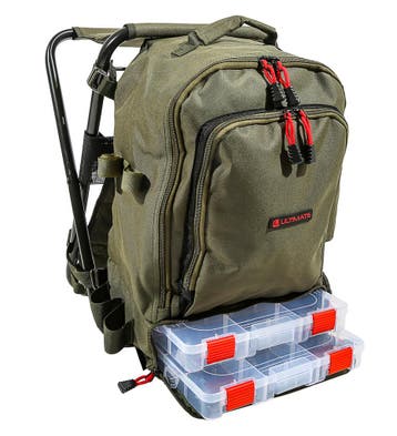 Ultimate Angler Backpack Chair (Incl. 2 Tackleboxen!), Verzenden, Nieuw, Overige typen