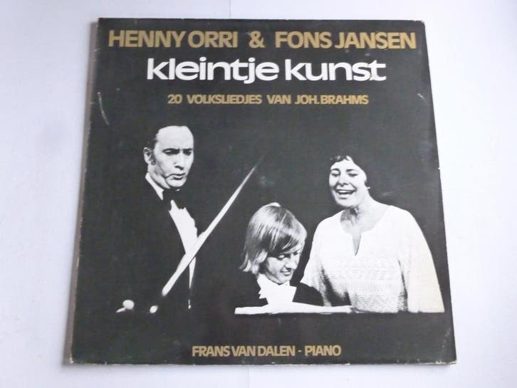 Henny Orri & Fons Jansen - Kleintje Kunst (LP), Cd's en Dvd's, Vinyl | Nederlandstalig, Zo goed als nieuw, Ophalen of Verzenden