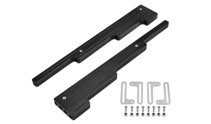 Aluminium V8 stripe bougiekabel geleiders zwart, Auto-onderdelen, Elektronica en Kabels, Nieuw, Ophalen of Verzenden