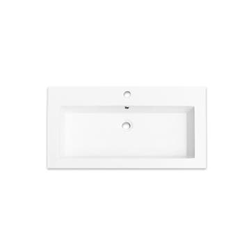 Sani Royal Wastafel Tendenza Mineraalmarmer Wit, Doe-het-zelf en Verbouw, Sanitair, Nieuw