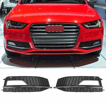 Mistlamp Grillen Audi A4 B8 S-Line 12-15 Chroom zwart RS, Auto-onderdelen, Ophalen of Verzenden, Nieuw