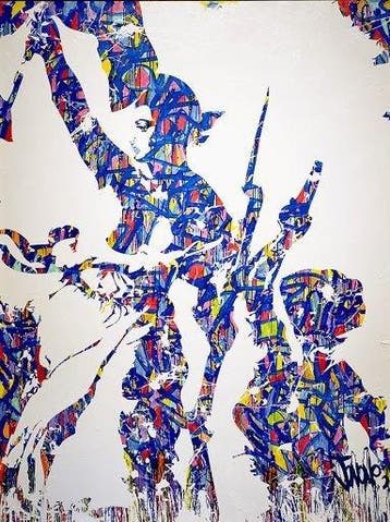 Jonone (1963) - Liberté, Egalité, Fraternité (Large Size), Antiek en Kunst