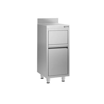 GGM Gastro | Afvalbak - kanteldeksel - 400x600x1150mm - RVS, Verzenden, Nieuw in verpakking, Overige typen