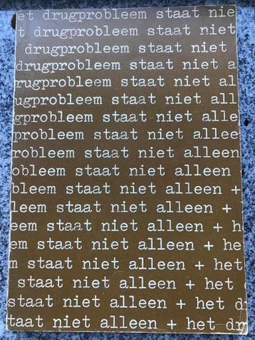 Het drugprobleem staat niet alleen, Verzenden, Gelezen, Overige onderwerpen, G.J. Eikmans