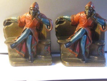 Pompeian Bronze Cy - Boekensteunen (2) - Brons - Bronzen