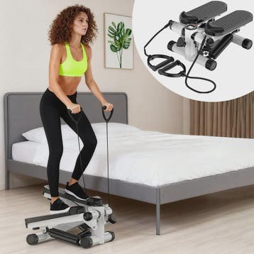 Hydraulische Stepper met Weerstandsbanden - Compacte Indoor, Verzenden, Nieuw
