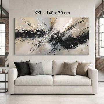 Monika Spiewak - Abstract - Oil Painting Stretched On The