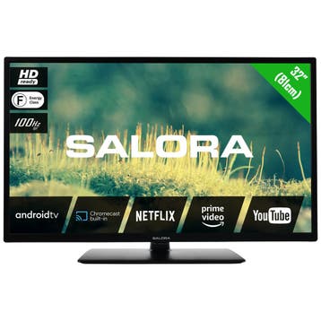 Salora 32EHA2204 - 32 inch HD Ready Tv, 50 Hz, 80 tot 100 cm, Zo goed als nieuw, Smart TV