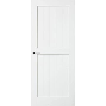 Skantrae SKS2513 Barndeur  93x231,5 (Wit, Stomp, Paneeldeur), Doe-het-zelf en Verbouw, Deuren en Horren, 80 tot 100 cm, 215 cm of meer