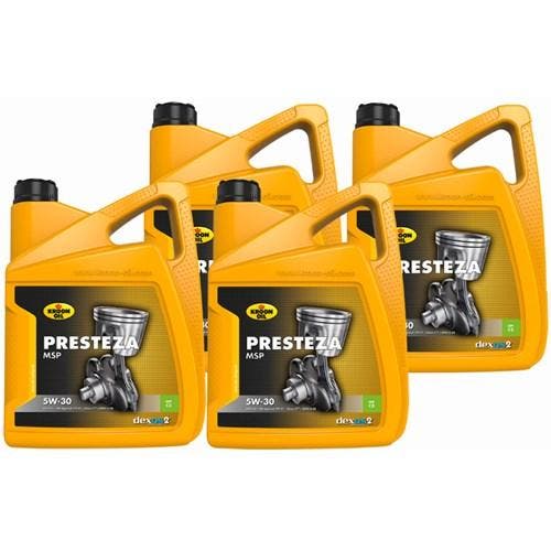 Kroon Olie Aanbieding: 4 X Presteza Msp 5W30 5L, Auto diversen, Onderhoudsmiddelen, Verzenden