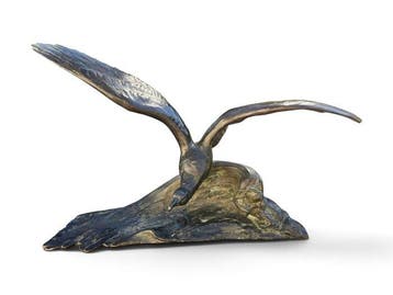 Susse Frères - Maximilien Fiot - sculptuur, LAlbatros sur