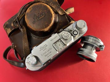 Leica IIIc Chrome Rangefinder Body (1950) - Ernst Leitz