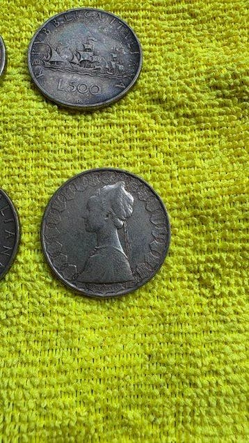 Italië, Republiek 500 Lire argento 1958-1960 (15 monete)