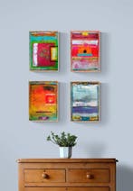 Milena Bernardini - TEMPUS FUGIT N.6 - 4 painting