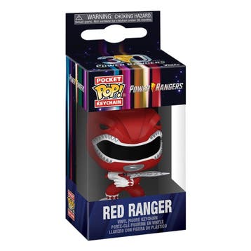 Power Rangers 30th POP! Vinyl Red RAnger Sleutelhanger 4 cm, Ophalen of Verzenden, Nieuw