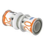 Uponor S-Press Plus PPSU perskoppeling Ø20x20 recht, Verzenden, Nieuw