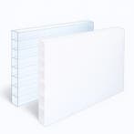 Polycarbonaat kanaalplaat 10 mm transparant of opaal, Verzenden, Nieuw, Overige materialen, Minder dan 20 mm