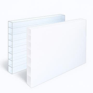 Polycarbonaat kanaalplaat 10 mm transparant of opaal, Verzenden, Nieuw, Overige materialen, Minder dan 20 mm