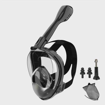 Full Face Snorkel Masker met 180° Panoramisch Zicht, Anti-le, Verzenden, Nieuw