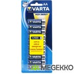 Varta High Energy AA 20-pack Wegwerpbatterij Alkaline, Verzenden, Nieuw, Varta