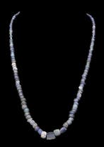 Oud-Romeins Donkerblauw glas Kralenketting (Zonder