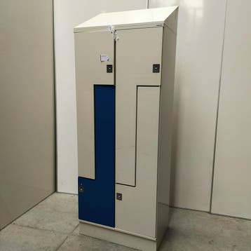 4-deurs Oostwoud ruimte besparende Z-lockerkast - 220x80x50, Huis en Inrichting, Kasten | Lockerkasten, Ophalen of Verzenden, Nieuw