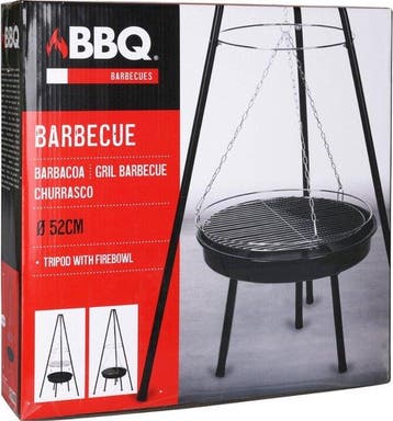 2dekans | BBQ Driepoot met vuurschaal - incl. grillrooster -, Ophalen of Verzenden, Zo goed als nieuw, BBQ