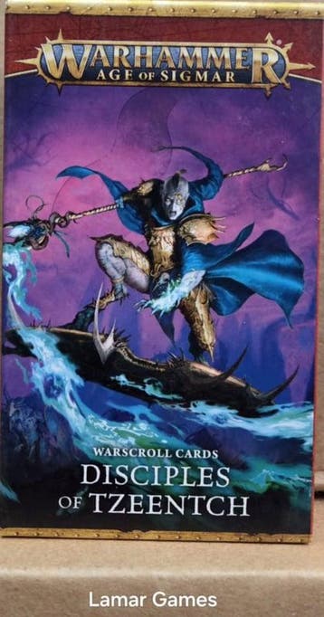 Disciples of Tzeentch Warscroll Cards (Warhammer Age of, Hobby en Vrije tijd, Ophalen of Verzenden, Nieuw
