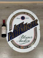 XXL reclamebord Aecht Patzenhofer Pilsener Auslese - Emaille