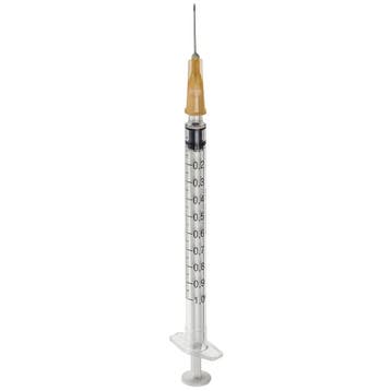 BD Plastipak Sub-Q insulinespuiten - 1ml- 26G 0.45mm x, Verzenden, Nieuw