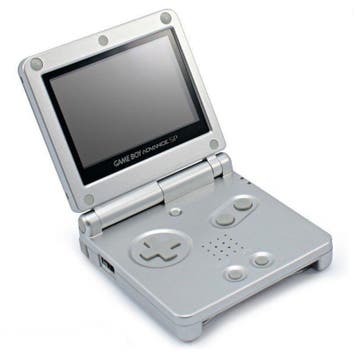 Nintendo Game Boy Advance SP Silver (Nette Staat), Spelcomputers en Games, Spelcomputers | Nintendo Game Boy, Ophalen of Verzenden