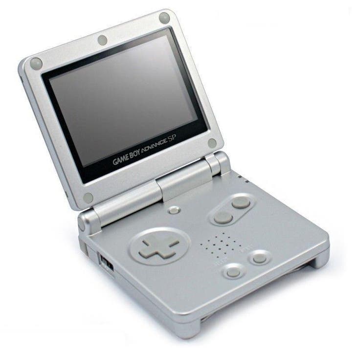Nintendo Game Boy Advance SP Silver (Nette Staat), Spelcomputers en Games, Spelcomputers | Nintendo Game Boy, Zo goed als nieuw