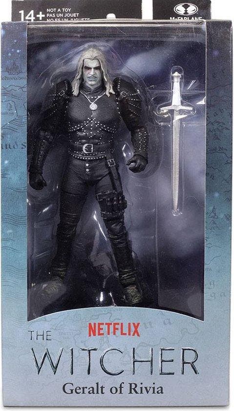The Witcher Netflix Action Figure Geralt of Rivia Witcher, Kinderen en Baby's, Speelgoed | Overig, Verzenden