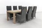 Timber organic grey/Rome grey 240 cm. tuinset - 7-delig, Verzenden, Nieuw, Hout, Tuinset