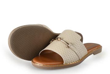 DSTRCT Slippers in maat 41 Beige, Slippers, Verzenden, Beige, DSTRCT