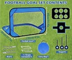 4-in-1 Pop-up Voetbaldoel – Opvouwbaar Trainingsnet, Sport en Fitness, Voetbal, Verzenden, Nieuw
