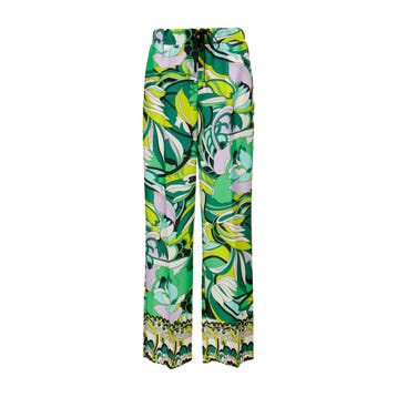 Cambio • groen gele broek Avril • 36, Kleding | Dames, Broeken en Pantalons, Cambio, Verzenden, Nieuw, Maat 36 (S)