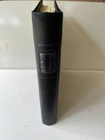 Duitsland - 1 x 18 rings Leuchtturm ringband zwart met, Gestempeld
