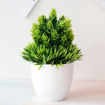 Kunst Bonsai Boom - Planten Nep Plant Plastic Decoratie, Huis en Inrichting, Woonaccessoires | Kunstplanten en Kunstbloemen, Verzenden