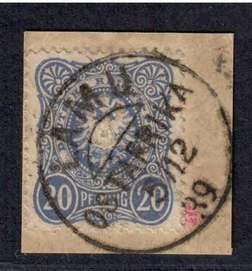 Duitse koloniën - Oost-Afrika 1889 - DOA Lamu Voorloper VL, Gestempeld