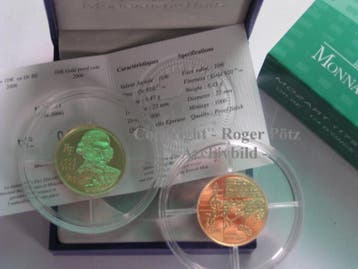 Frankreich 10 Euro 2006 goud Wolfgang Amadeus Mozart Pp goud, Verzenden