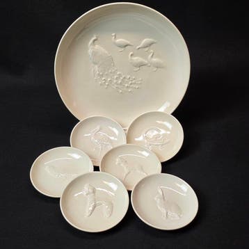 KPM Berlin - Animal themed raised-relief wall - Bord (7) -