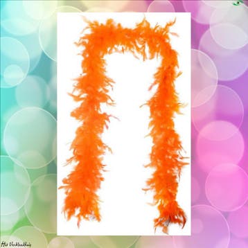 Oranje Boa Glitter, Verzenden, Nieuw