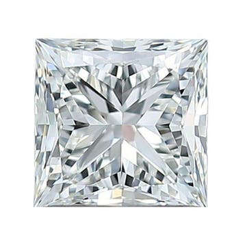 1 pcs Diamant (Natuurlijk) - 1.02 ct - Carré - G - VVS2 -, Nieuw